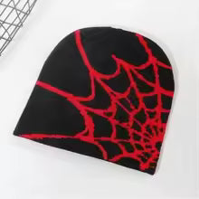 Knitting Spider Web Design Hat Skullies Beanies for Men Women Pullover Pile Cap Y2k Goth Warm Beanie Hats New Hip-hop Street Cap   4.6   235 Reviews   ౹   2,000+ sold